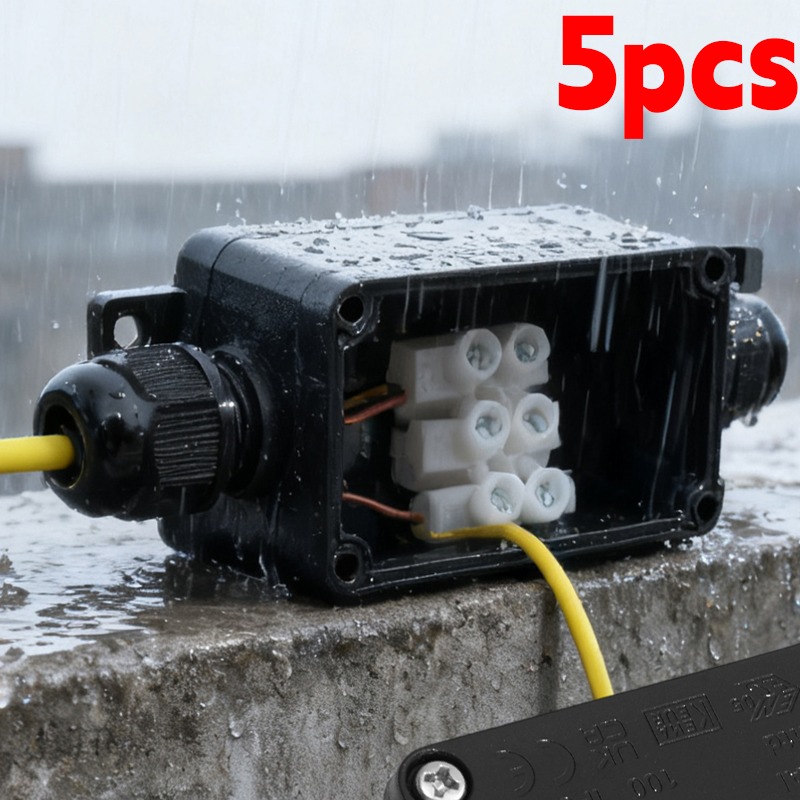 Outdoor Lighting Wire Connectors - 450V Outdoor Waterproof IP66 Electrical Cable