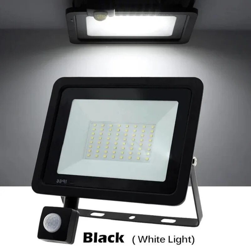 Outdoor Lighting Amazon - PIR Motion Sensor LED Floodlights 220V
