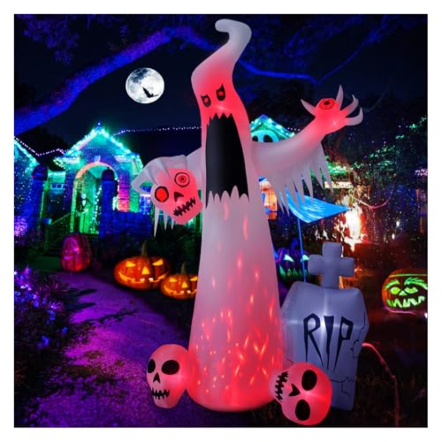 Outdoor Lighting Halloween - Halloween Outdoor Decorations: 12 Ft Inflatable