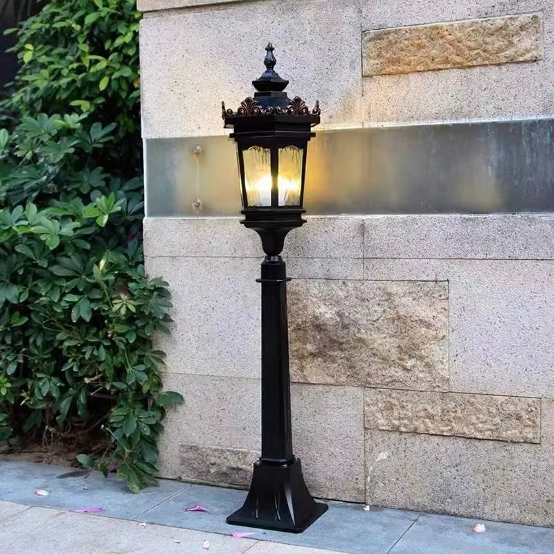 Outdoor Lighting Solar Panel - Outdoor Post Standing Pathway Waterproof Garden