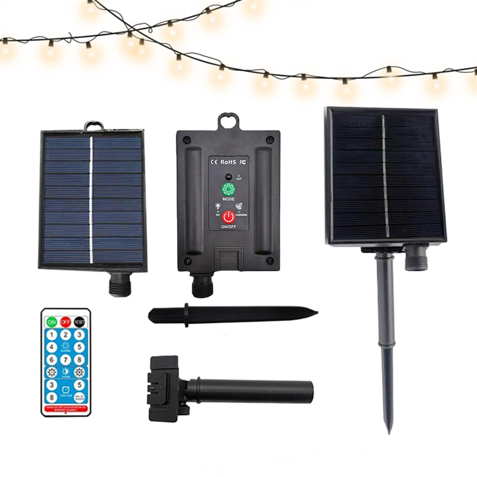 Outdoor Lighting Solar Panel - Portable Solar Panel 31V Waterproof Remote
