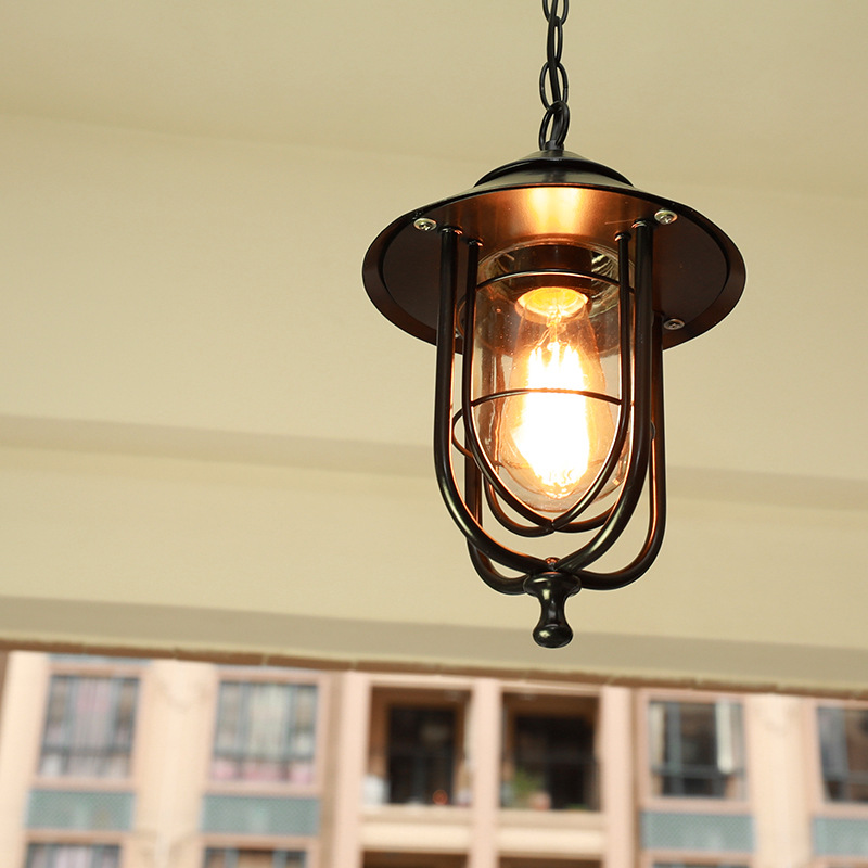 Outdoor Lighting Restaurant - Outdoor Chandeliers Vintage Loft Pendant Light