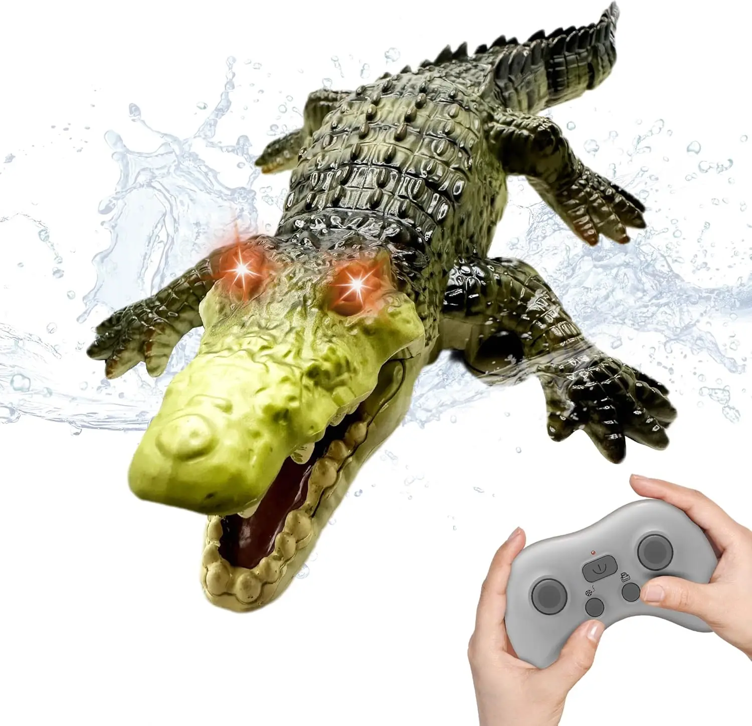 Pond Light Submersible - Remote Control Crocodile Water Toy, RC