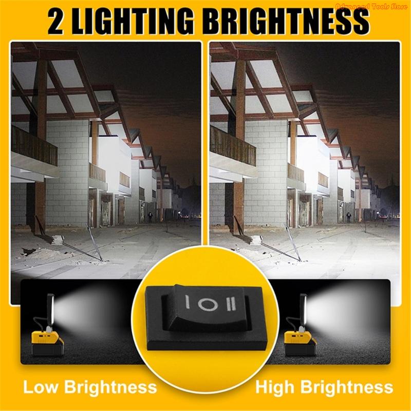 2Pcs Cordless LED Work Light F - Outdoor Lighting Jobs recension och pris