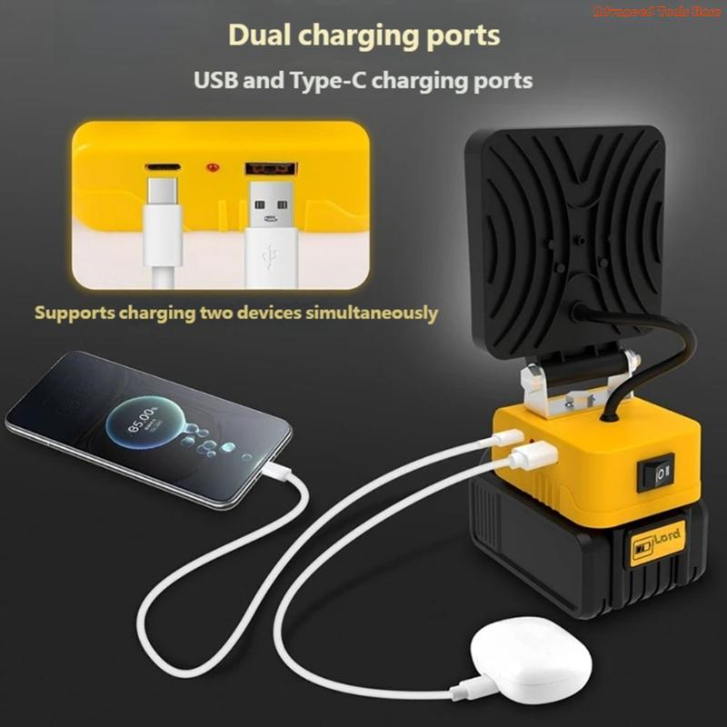 2Pcs Cordless LED Work Light F - Outdoor Lighting Jobs recension och pris