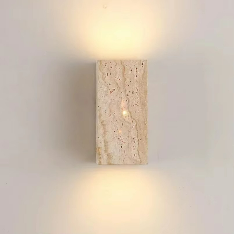 Yellow Travertine Stone Wall M - Outdoor Lighting Restaurant recension och pris