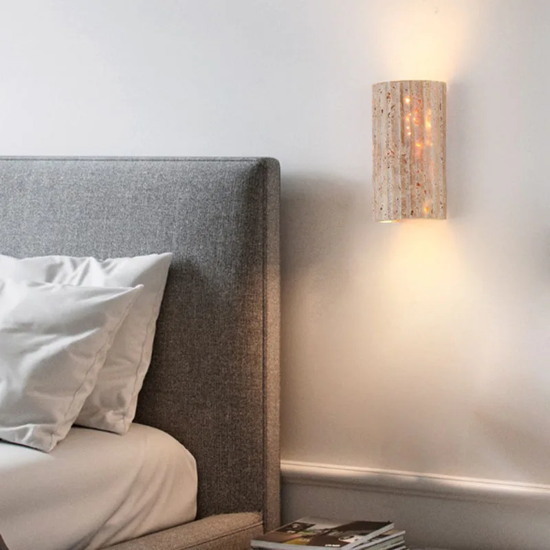 Yellow Travertine Stone Wall M - Outdoor Lighting Restaurant recension och pris