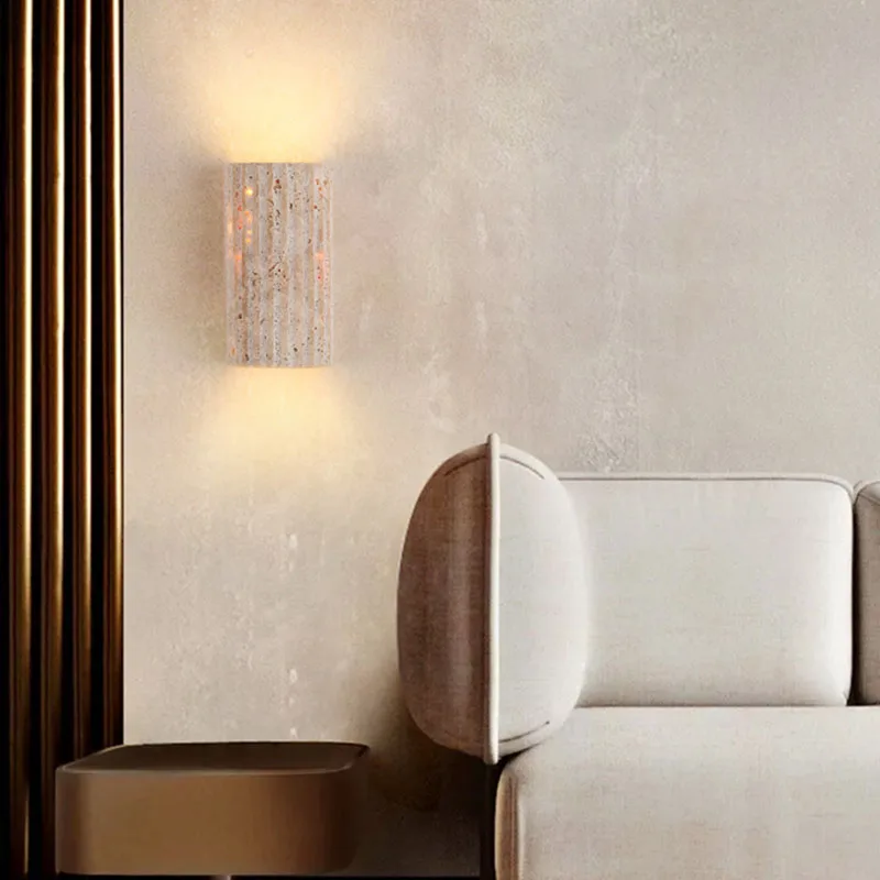 Yellow Travertine Stone Wall M - Outdoor Lighting Restaurant recension och pris