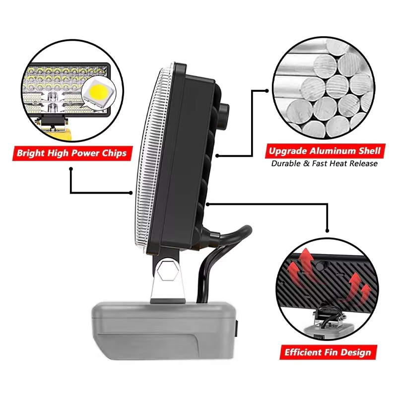 LED Work Light for Dewalt 18V/ - Outdoor Lighting Jobs recension och pris