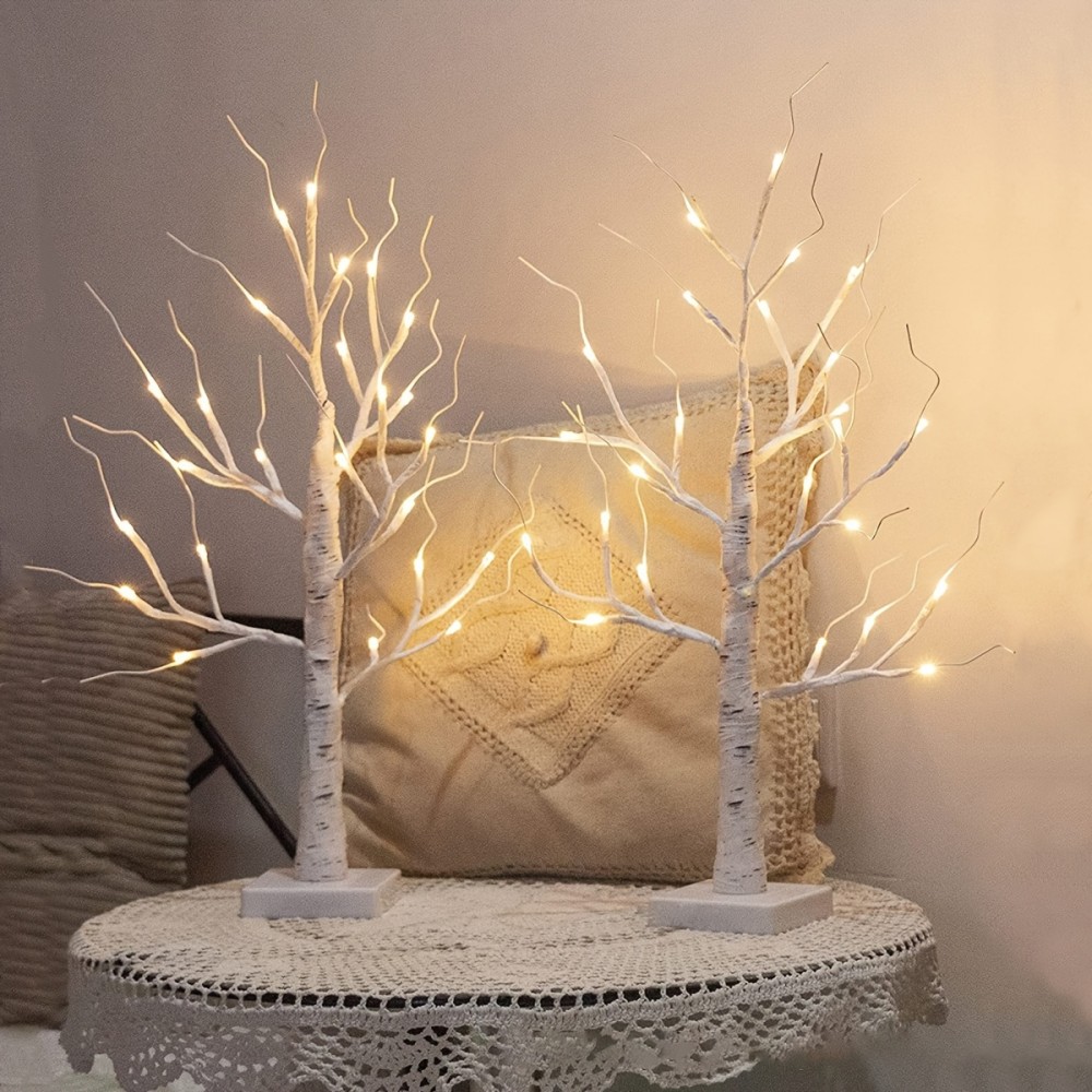 LED Illuminated Birch Tree Lig - Outdoor Lighting Restaurant recension och pris