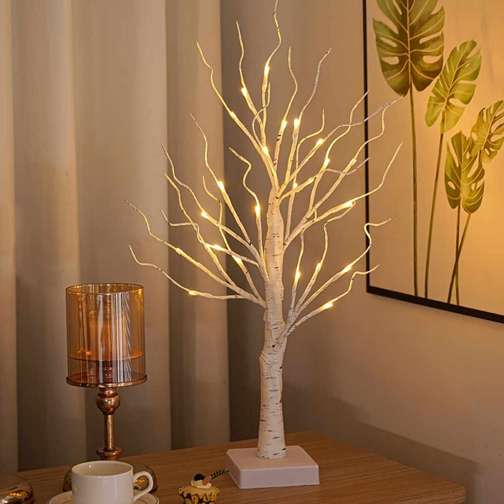 LED Illuminated Birch Tree Lig - Outdoor Lighting Restaurant recension och pris