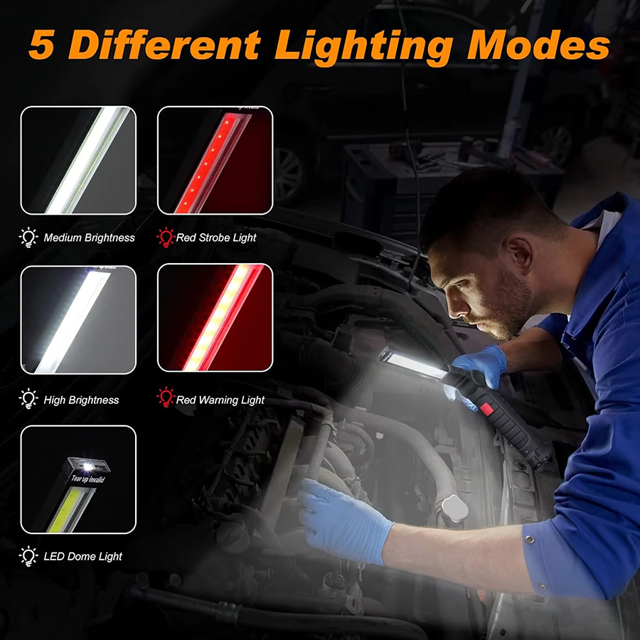 Portable LED Flashlight with M - Lighting Fixture Outdoor recension och pris