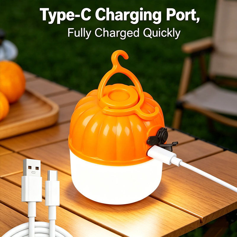 Mini Portable LED Pumpkin Bulb - Lighting Fixture Outdoor recension och pris