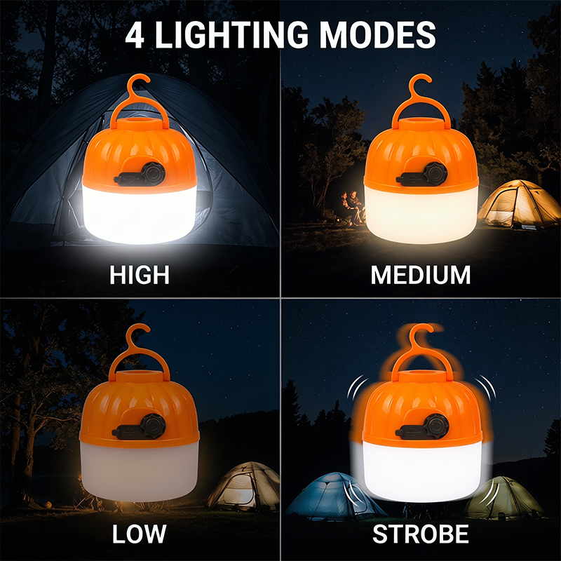 Mini Portable LED Pumpkin Bulb - Lighting Fixture Outdoor recension och pris