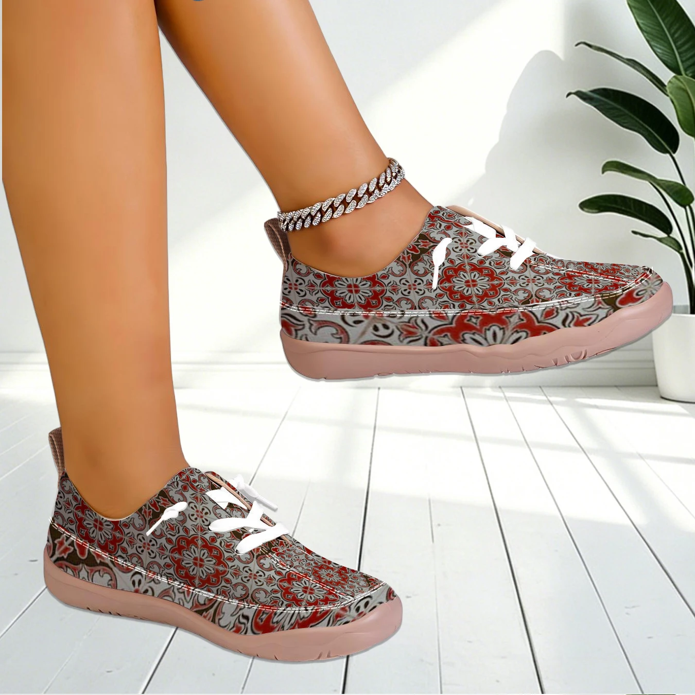 Women Floral Print Wide Toe Sn - Outdoor Lighting Uplight recension och pris
