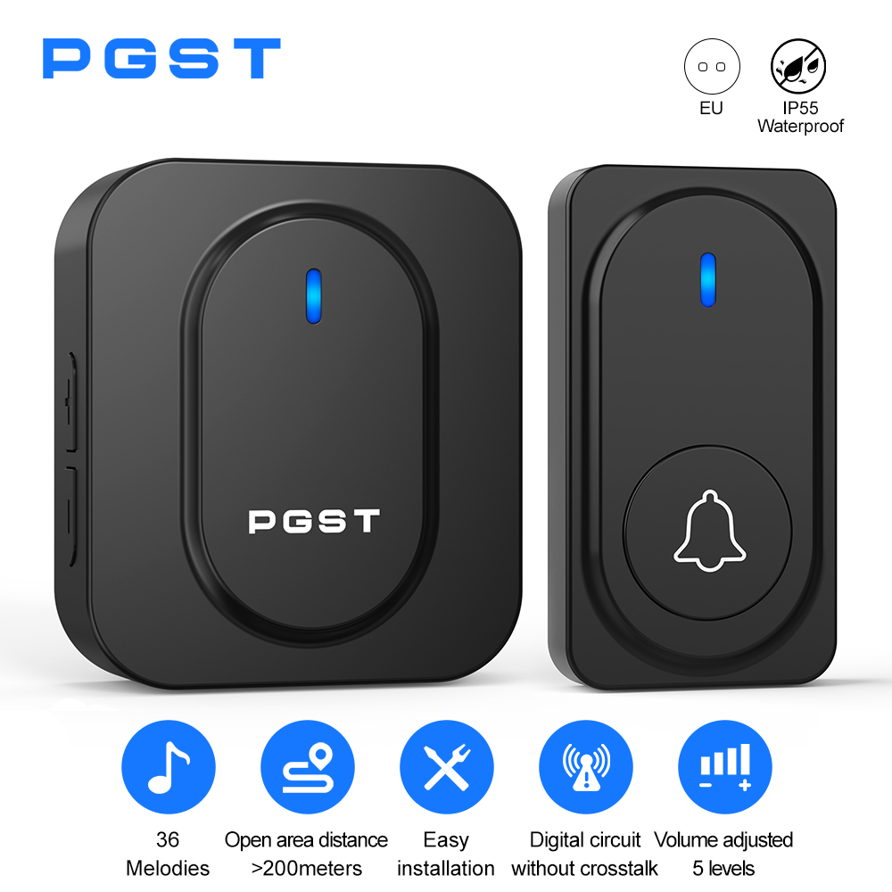 PGST Wireless Doorbell 36 Chim - Outdoor Lighting Wireless recension och pris