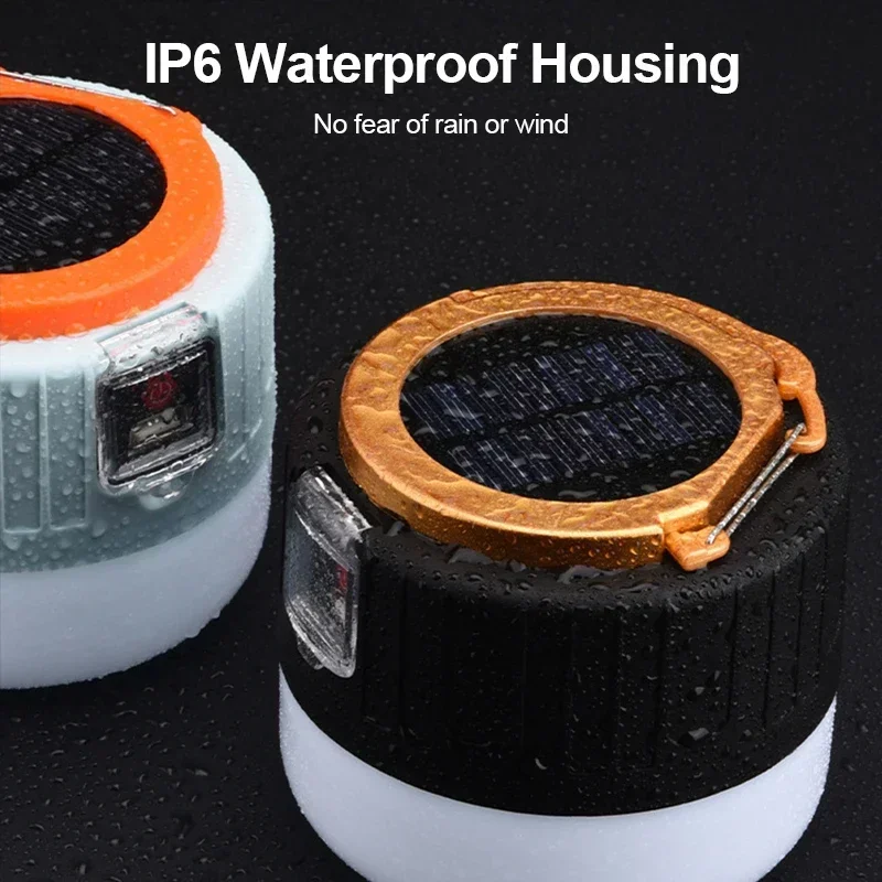 LED Solar Camping Light Power  - Outdoor Lighting Solar Panel recension och pris