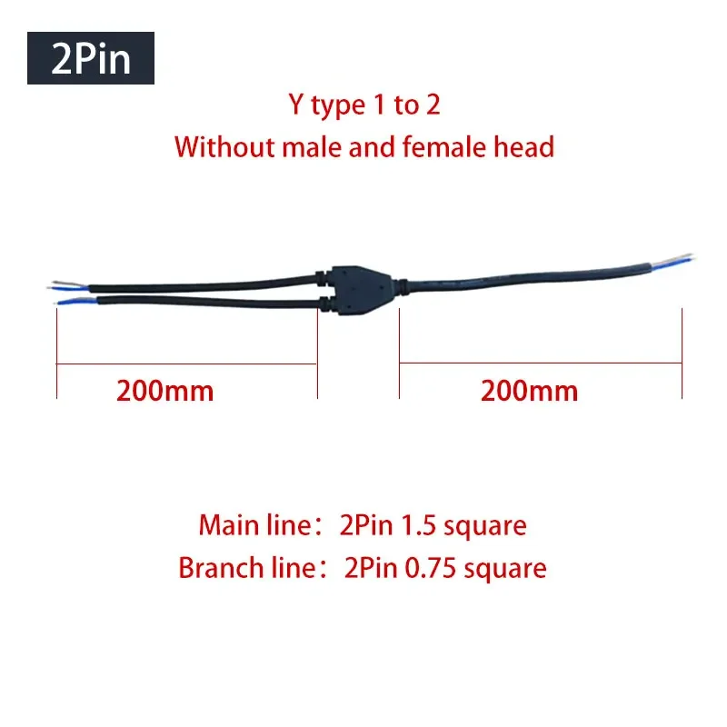 Waterproof Y-Type Wire Splitte - Outdoor Lighting Wire Connectors recension och pris