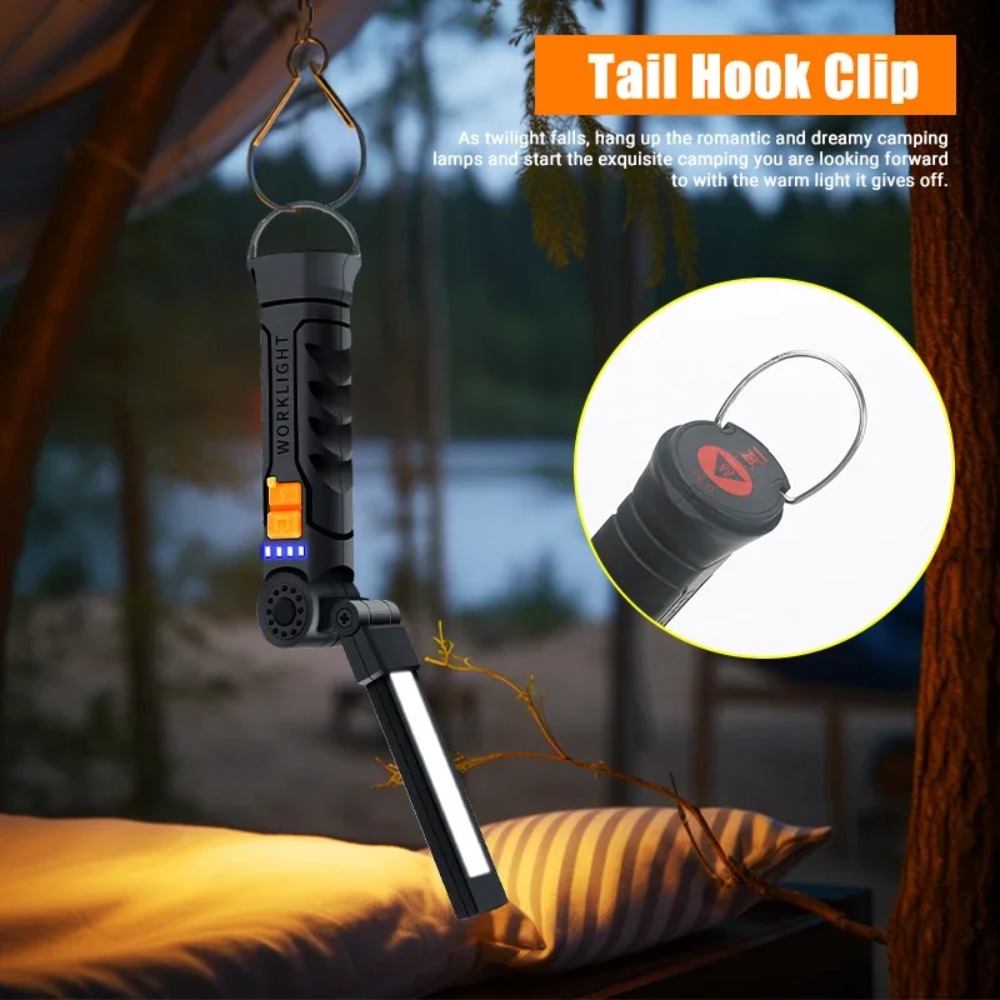 Portable COB LED Flashlight US - Lighting Fixture Outdoor recension och pris