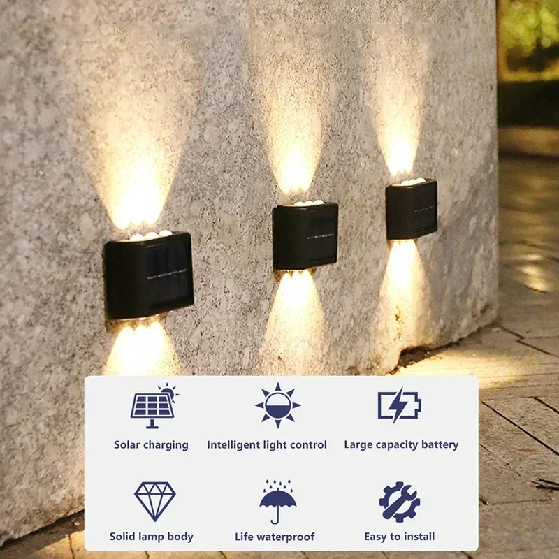 COB Solar Wall Lamp Outdoor Wa - Outdoor Lighting Uplight recension och pris