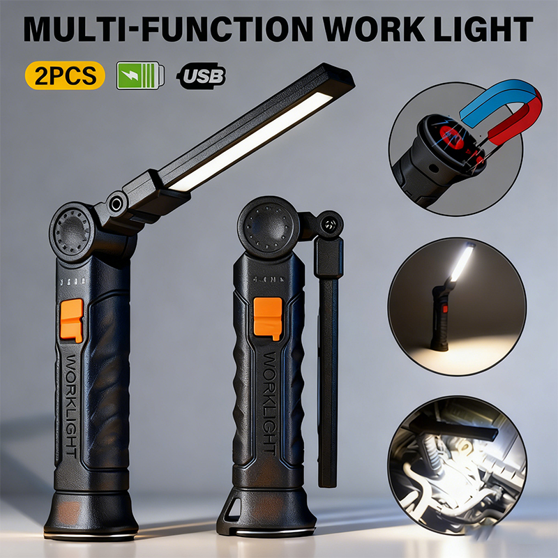 Portable COB LED Flashlight US - Lighting Fixture Outdoor recension och pris