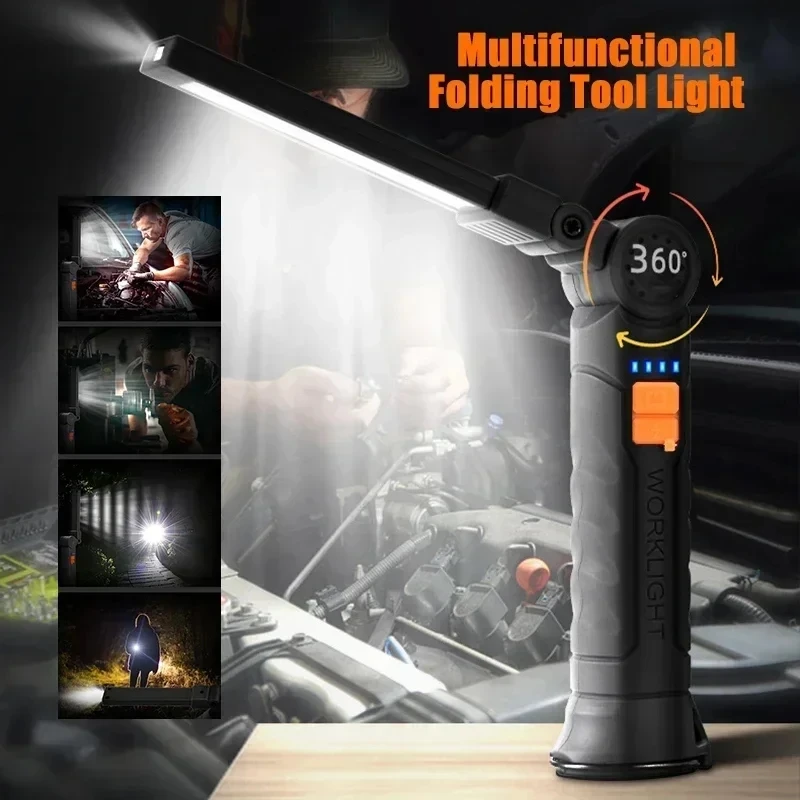 Portable COB LED Flashlight US - Lighting Fixture Outdoor recension och pris