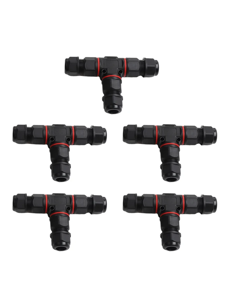 5Pcs IP68 Waterproof 3 Pin T S - Outdoor Lighting Wire Connectors recension och pris