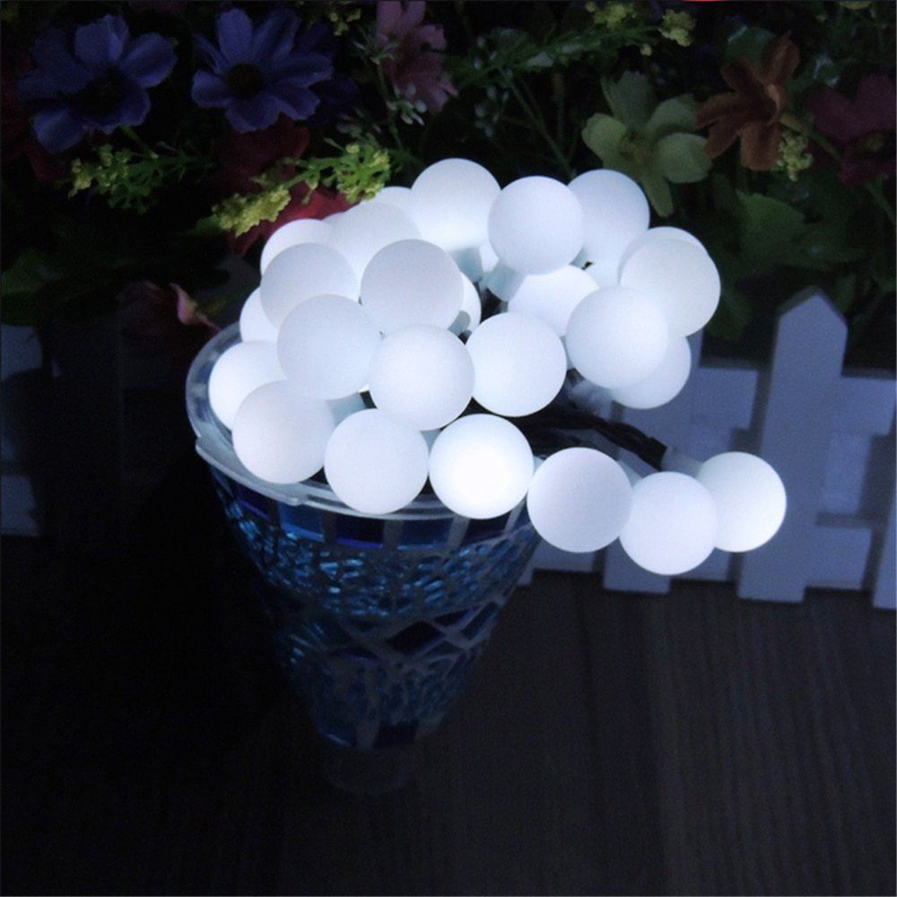 3M/6M/10M Ball LED String Ligh - Outdoor Lighting Battery Operated recension och pris