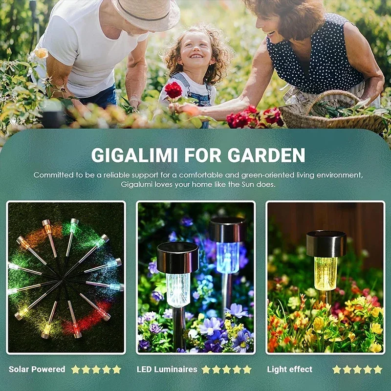 Solar Outdoor Lights Garden La - Landscape Spike Light recension och pris
