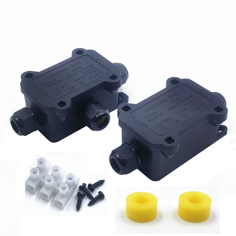 IP68 Waterproof Junction Box 2 - Outdoor Lighting Wire Connectors recension och pris