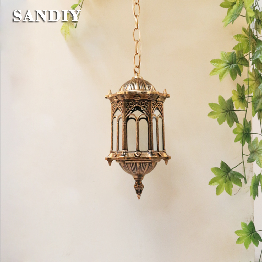 SANDIY Outdoor Pendant Lamp Re - Outdoor Lighting Restaurant recension och pris