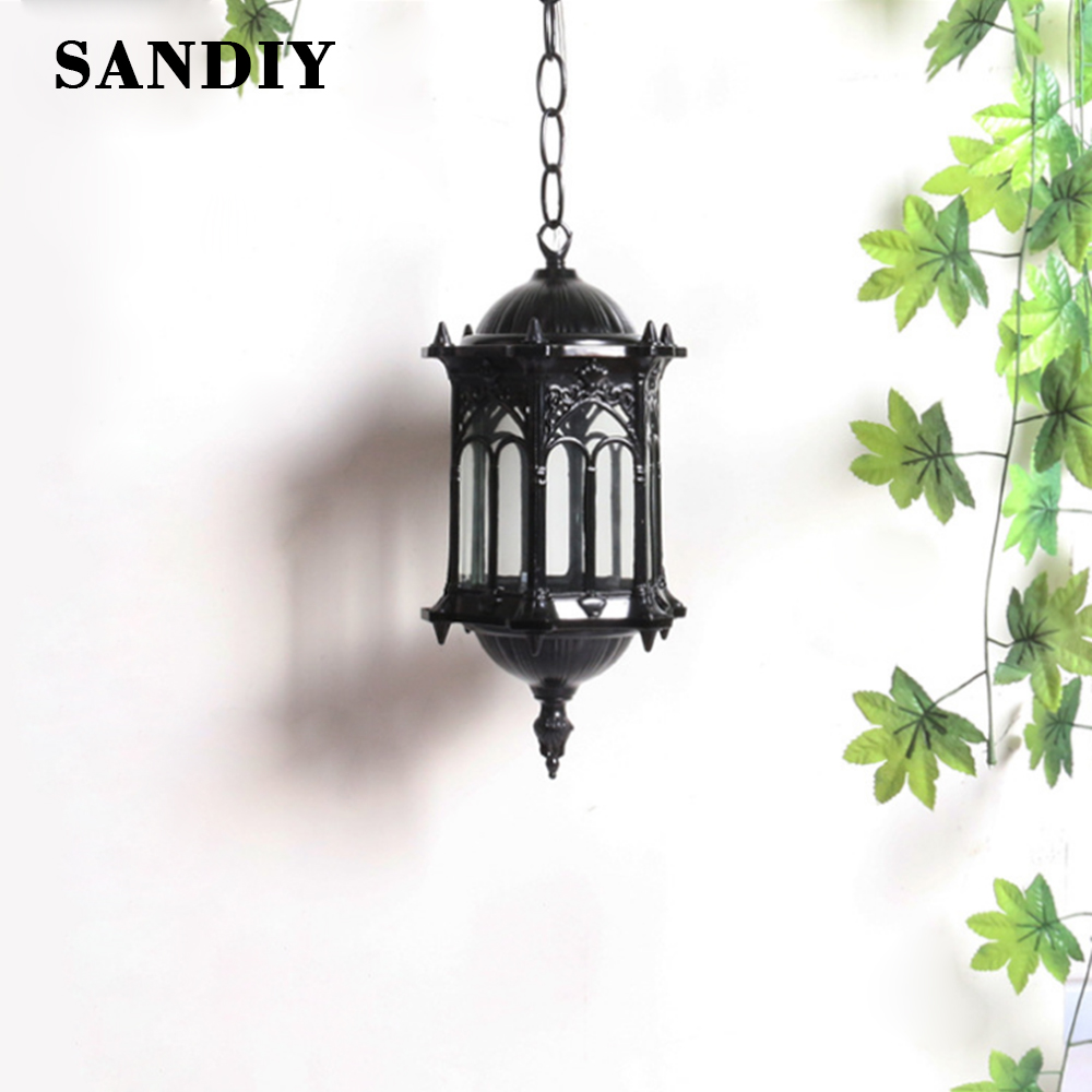 SANDIY Outdoor Pendant Lamp Re - Outdoor Lighting Restaurant recension och pris