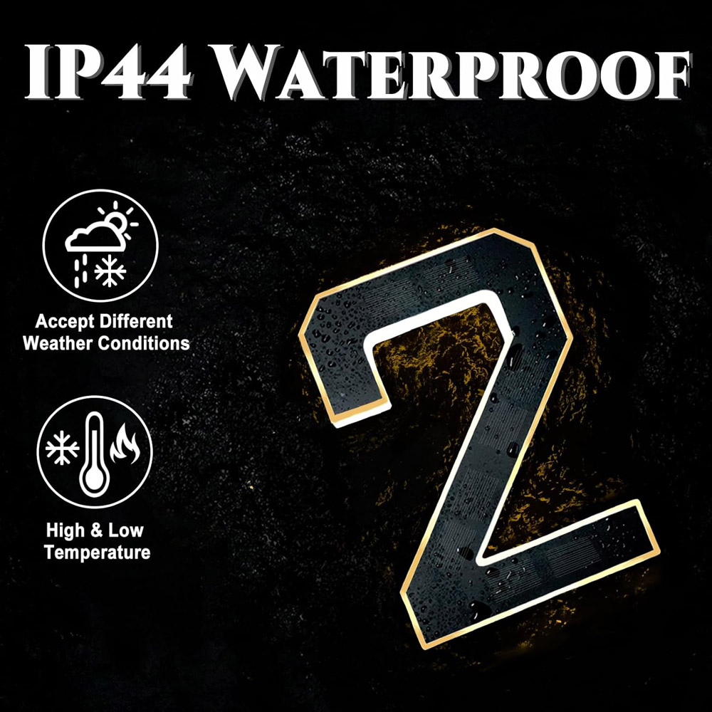 12cm Solar Outdoor House Numbe - Outdoor Lighting Solar Panel recension och pris