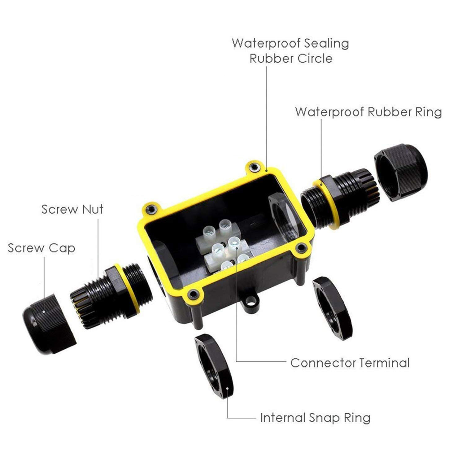 2 Way Outdoor Waterproof IP66  - Outdoor Lighting Wire Connectors recension och pris