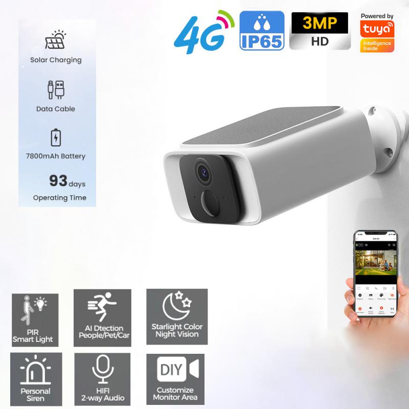 EOENK 3MP Outdoor Solar Camera - Outdoor Lighting Wireless recension och pris