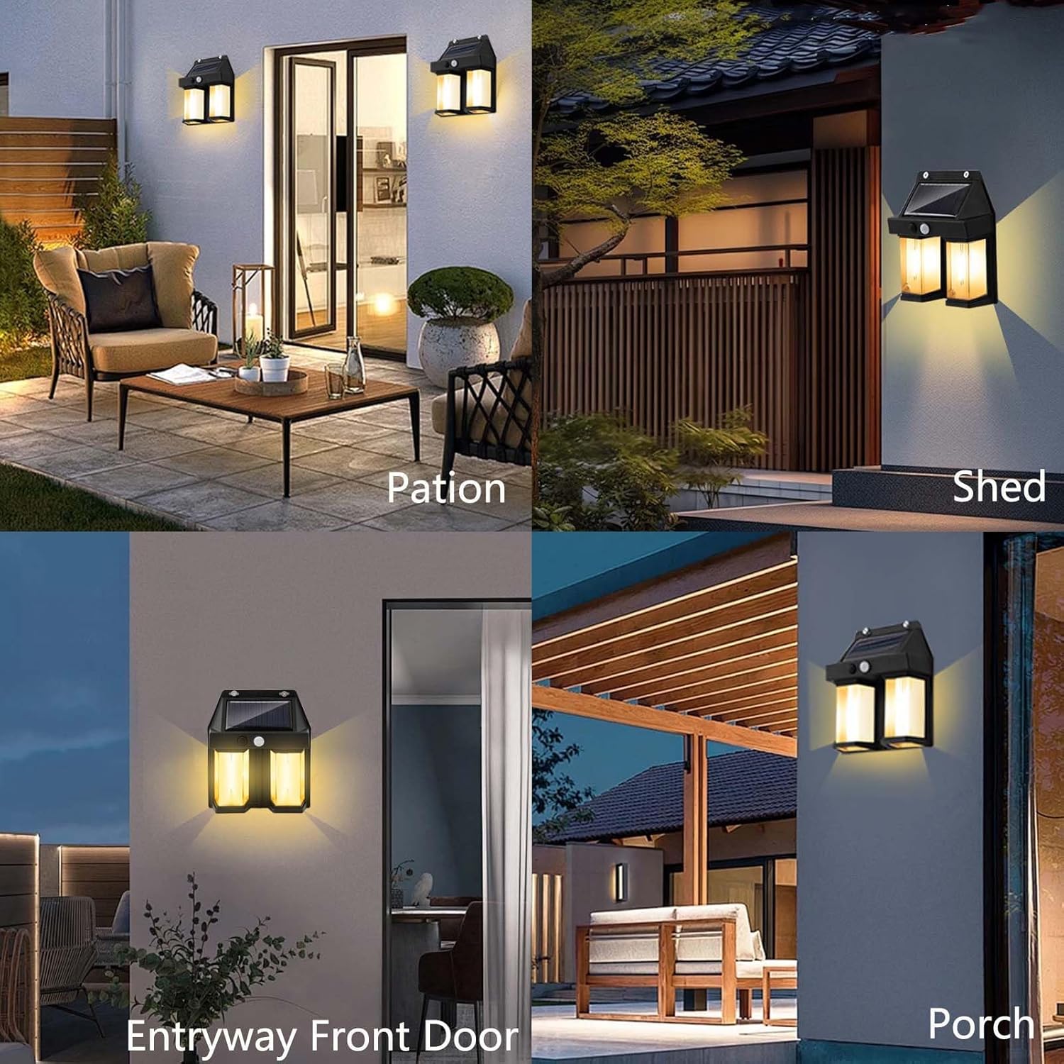 Solar Powered Wall Light Vinta - Outdoor Lighting Amazon recension och pris