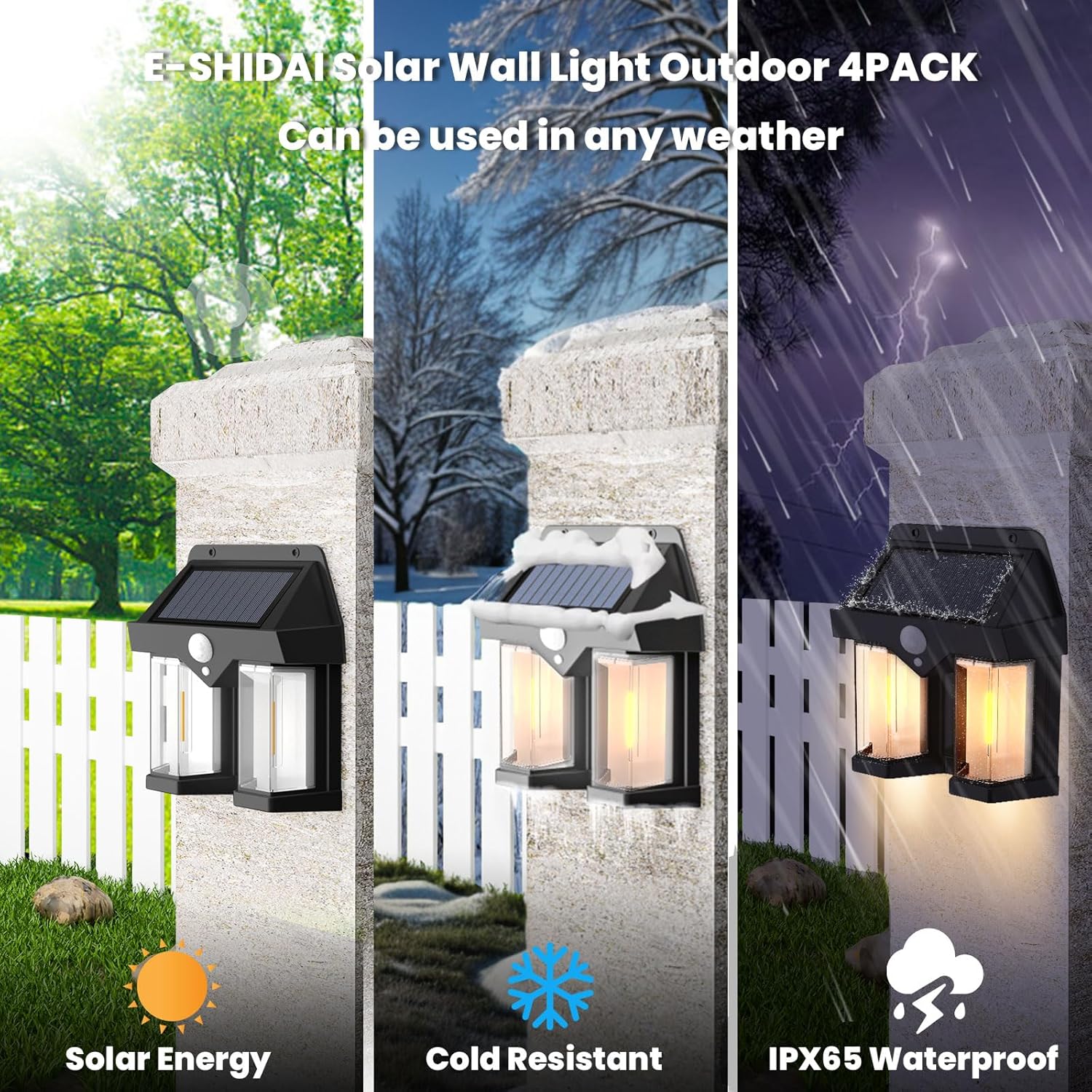 Solar Powered Wall Light Vinta - Outdoor Lighting Amazon recension och pris