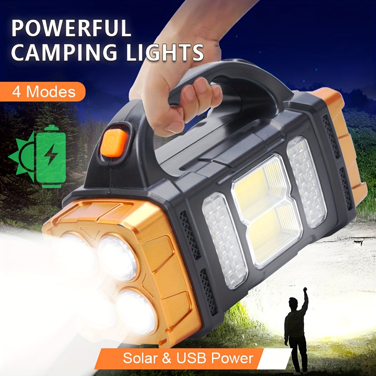 New Upgrade Rechargeable High  - Outdoor Lighting Solar Panel recension och pris