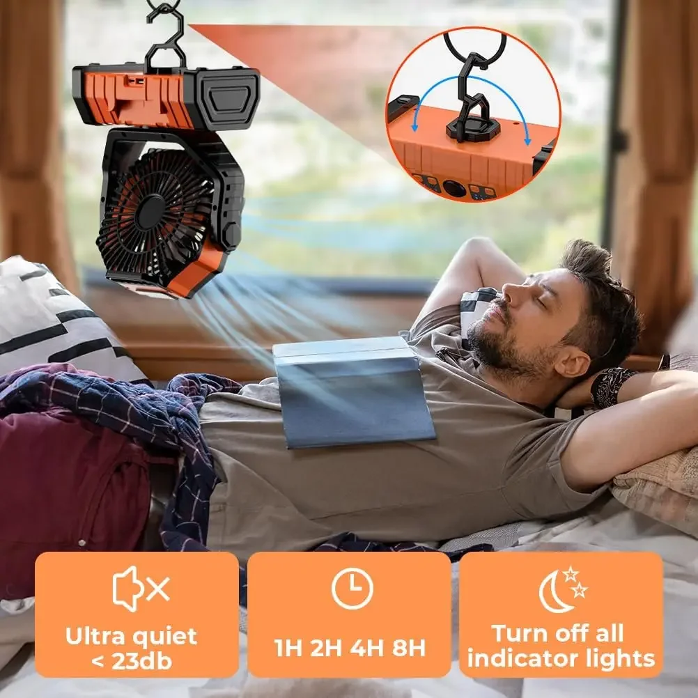 20000mAh Rechargeable Camping  - Outdoor Lighting Battery Operated recension och pris