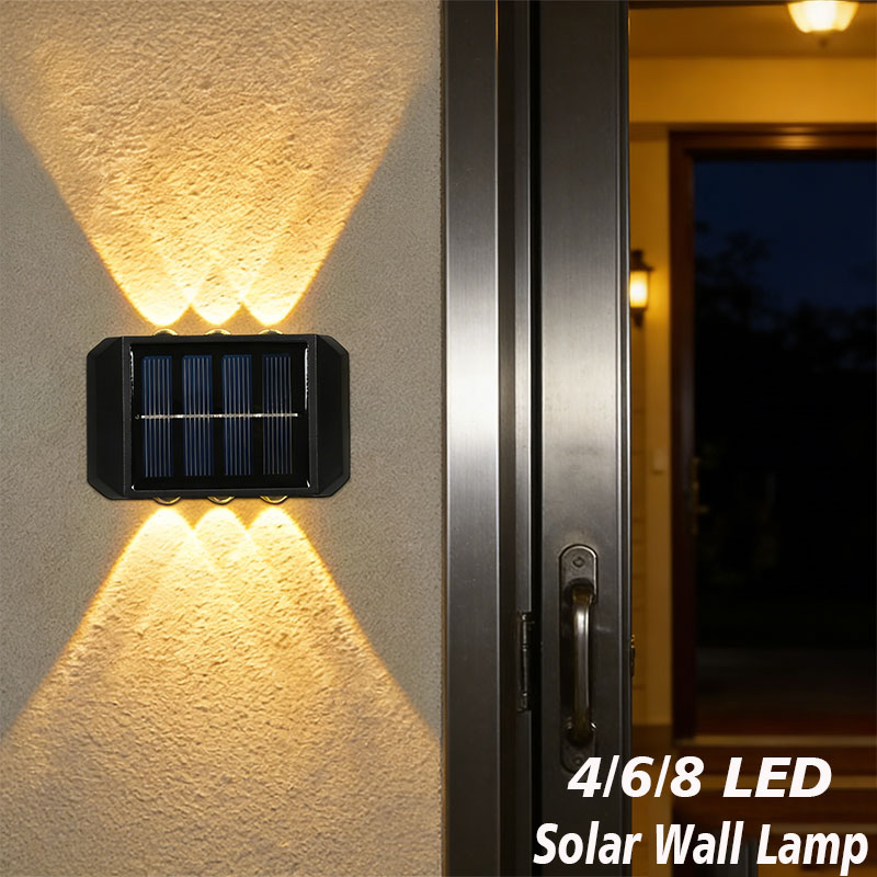 4/6/8 LED Solar Outdoor Light  - Outdoor Lighting Amazon recension och pris