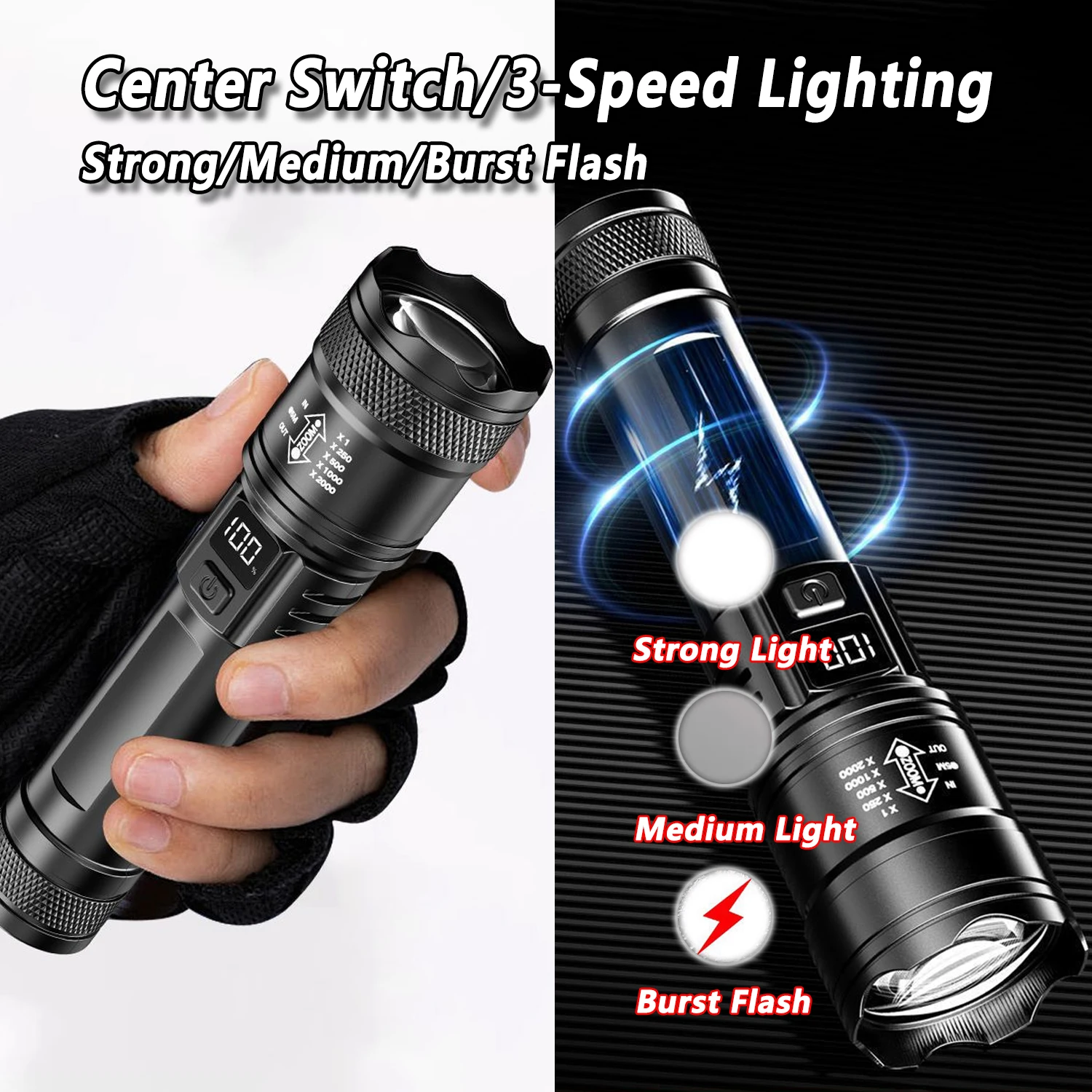 Ultra Bright LED Flashlight 20 - Lighting Fixture Outdoor recension och pris