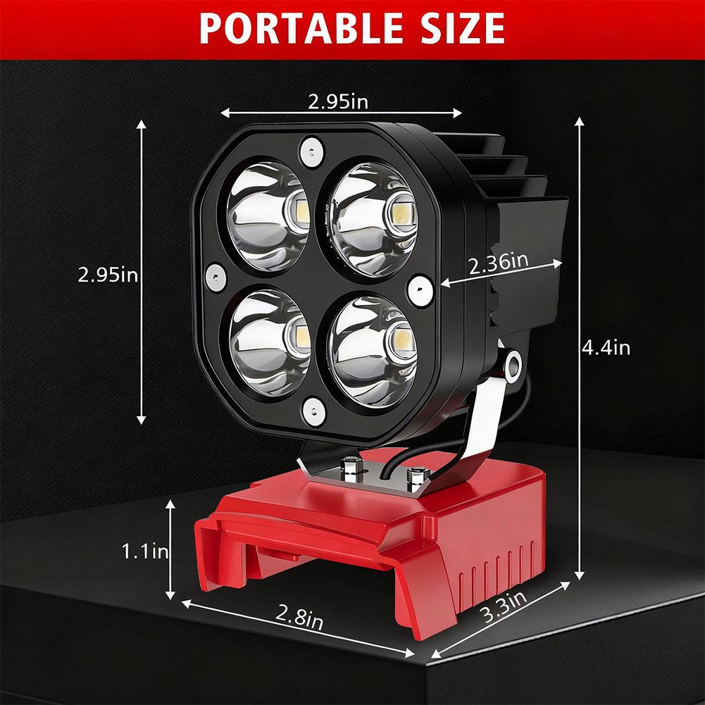 For Milwaukee M18 18V Lithium  - Outdoor Lighting Jobs recension och pris