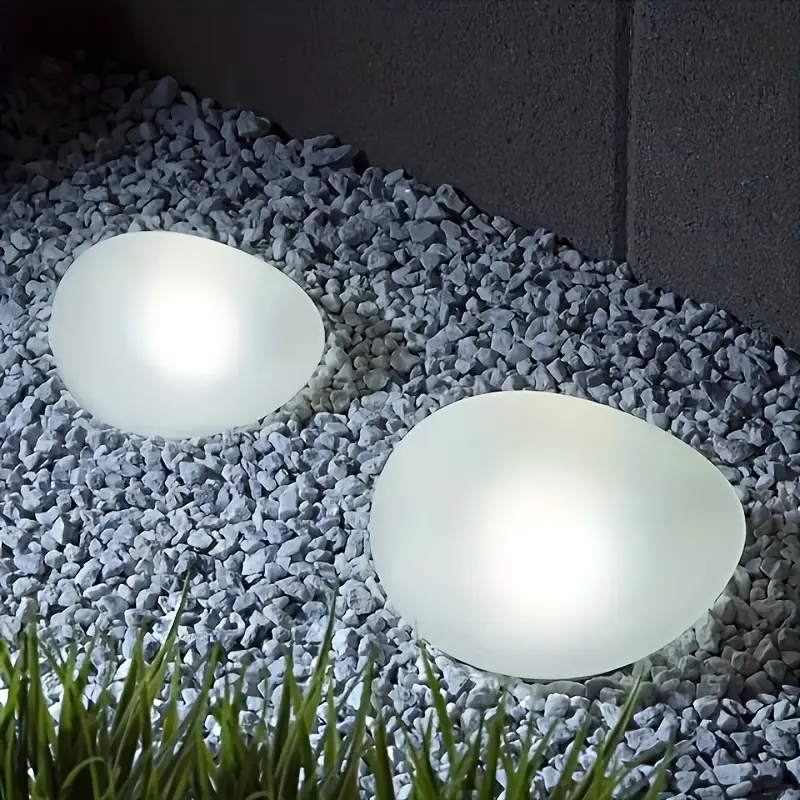 1/2Pack Solar Pebble Lights –  - Landscape Spike Light recension och pris