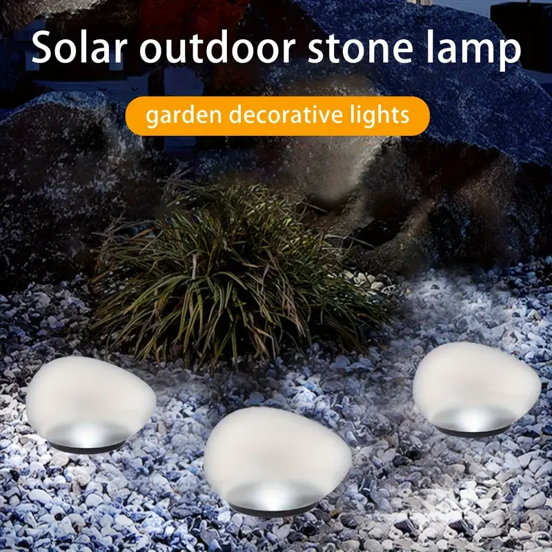 1/2Pack Solar Pebble Lights –  - Landscape Spike Light recension och pris