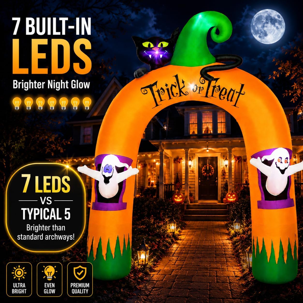 Halloween Inflatable Archway 1 - Outdoor Lighting Halloween recension och pris