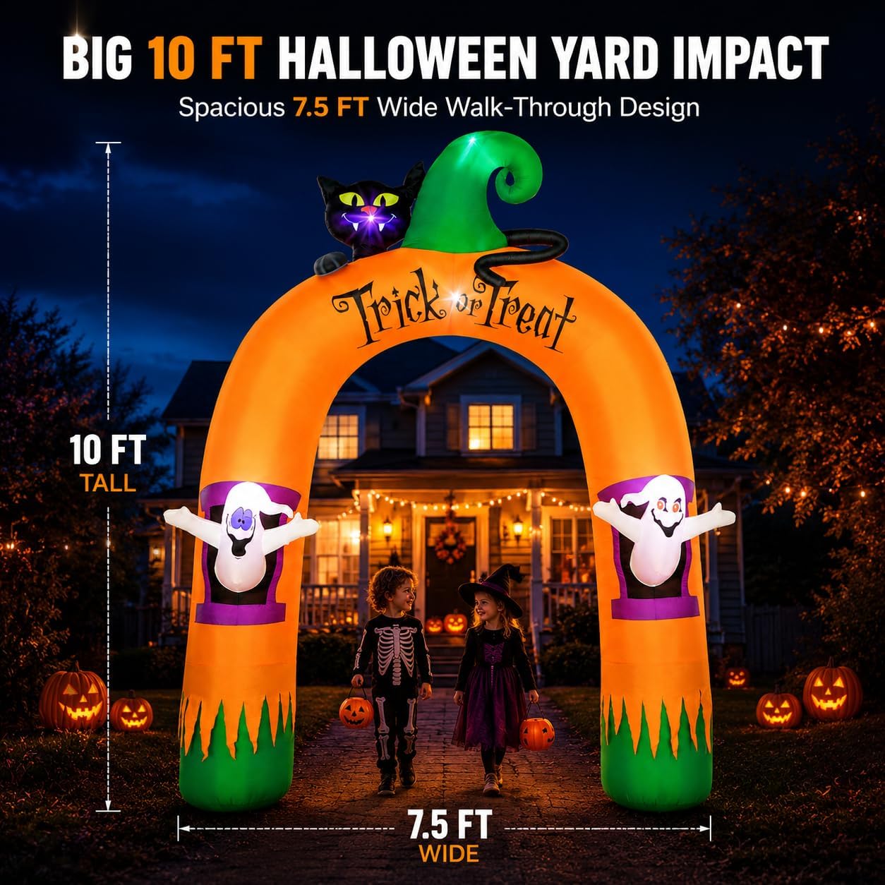 Halloween Inflatable Archway 1 - Outdoor Lighting Halloween recension och pris