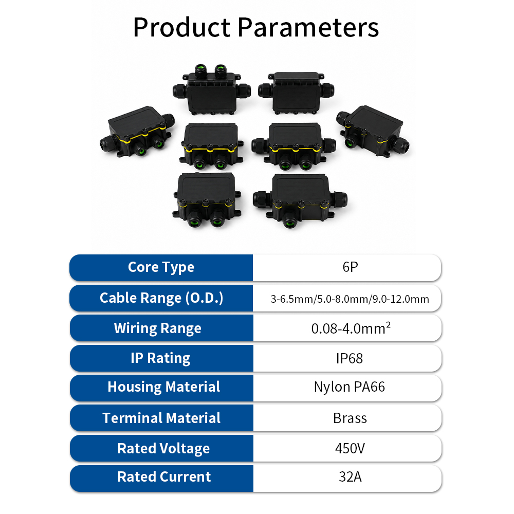 IP68 Waterproof Junction Box 2 - Outdoor Lighting Electrical Box recension och pris