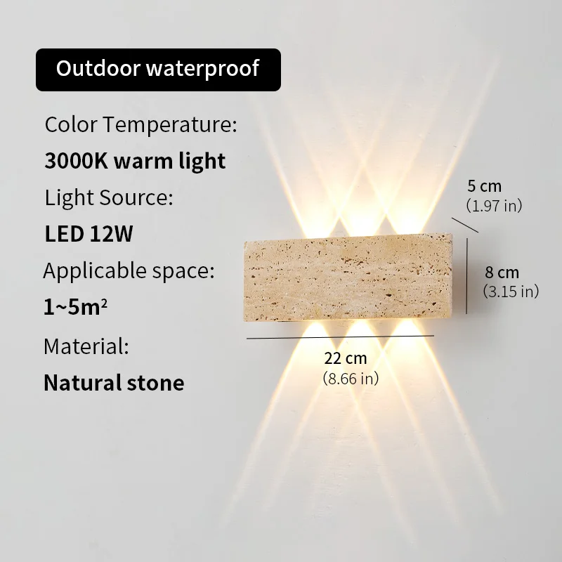 Wabi-sabi LED Wall Lamp Garden - Outdoor Lighting Amazon recension och pris