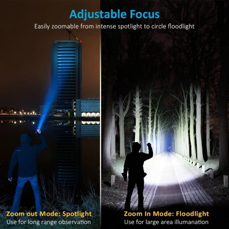 T6 LED Rechargeable Flashlight - Lighting Fixture Outdoor recension och pris
