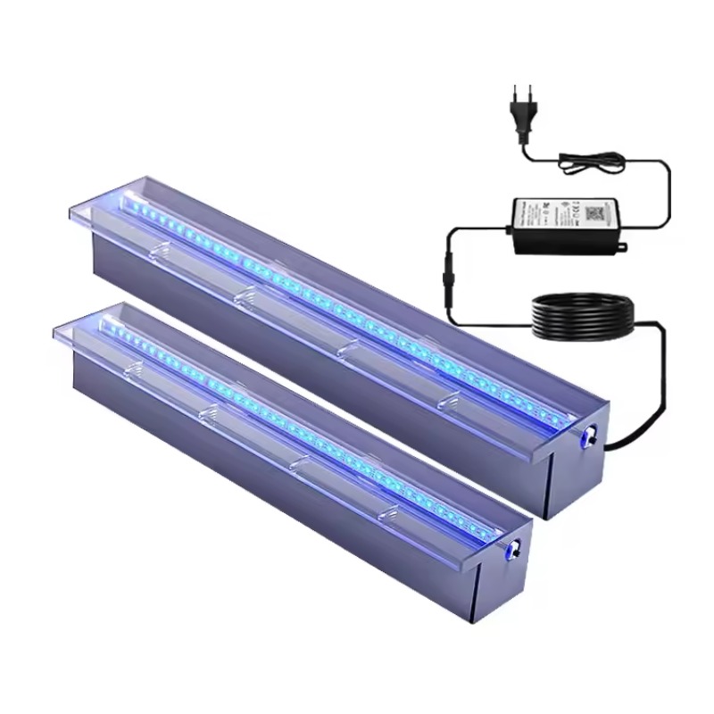 Acrylic Sheer Descent Waterfal - Pond Light Submersible recension och pris